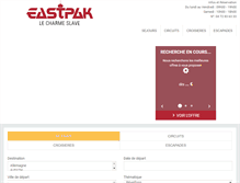 Tablet Screenshot of eastpak.fr